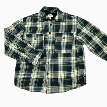Surchemise carreautée doublée en sherpa 10Y