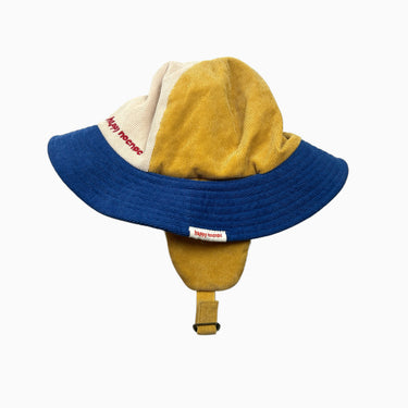 Chapeau colorblock en corduroy doublé en sherpa 12-18M