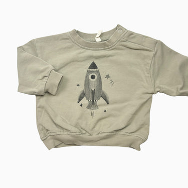 Pull sauge 'fusée' 0-3M