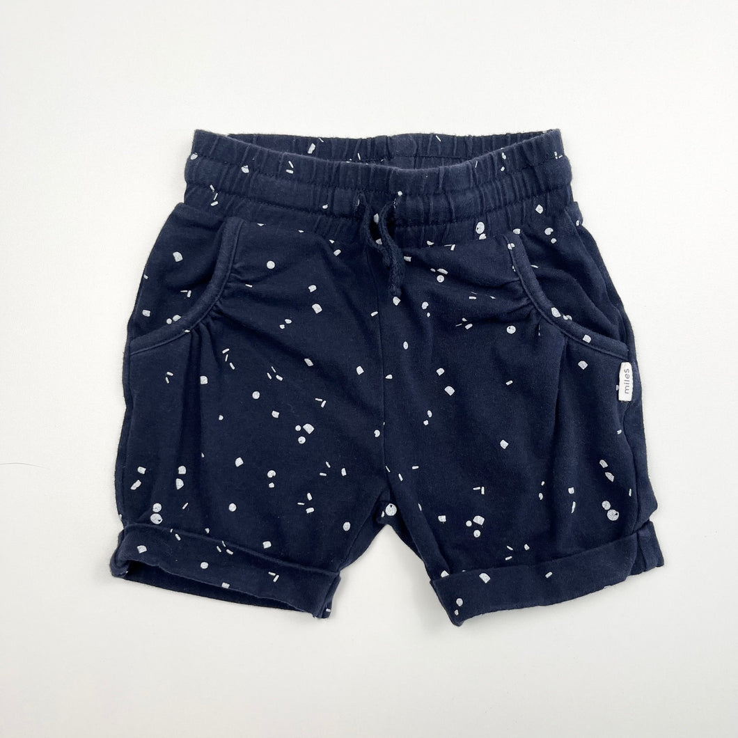 Shorts en coton et élasthanne marine 2Y Petits Héritiers